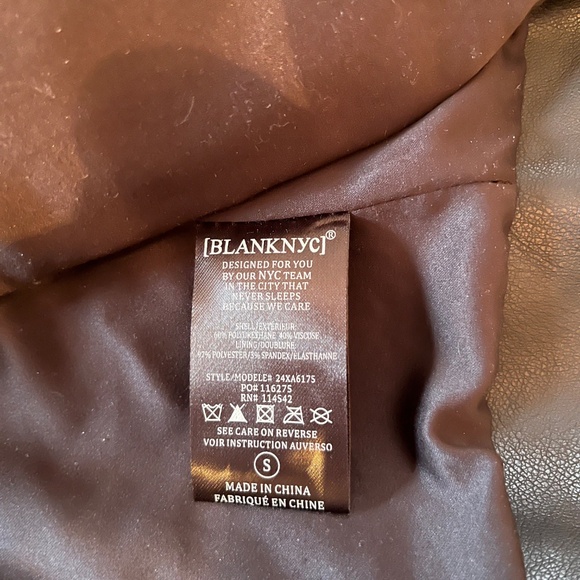 Blank NYC Moto Jacket Size XS - Picture 4 of 4